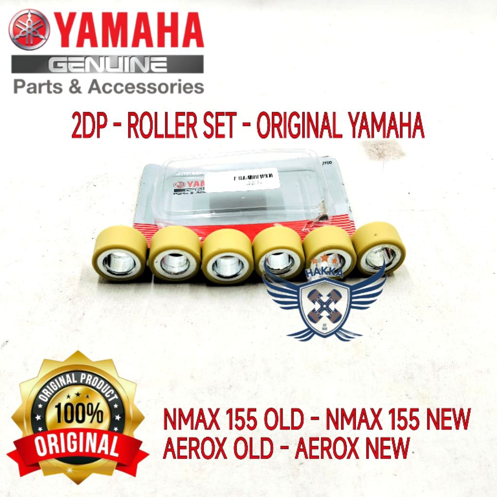 2DP ORIGINAL ROLLER YAMAHA NMAX 155 OLD, ROLLER YAMAHA NMAX 155 NEW, ROLLER YAMAHA AEROX 155 OLD, RO