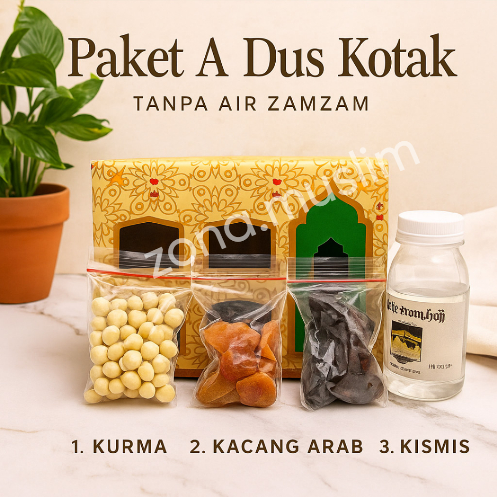 

Paket A oleh-oleh haji dan umroh TANPA AIR ZAM-ZAM