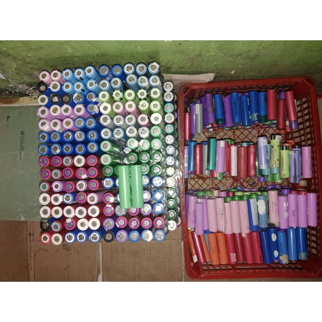 battery baterai 18650 original eks laptop full charger