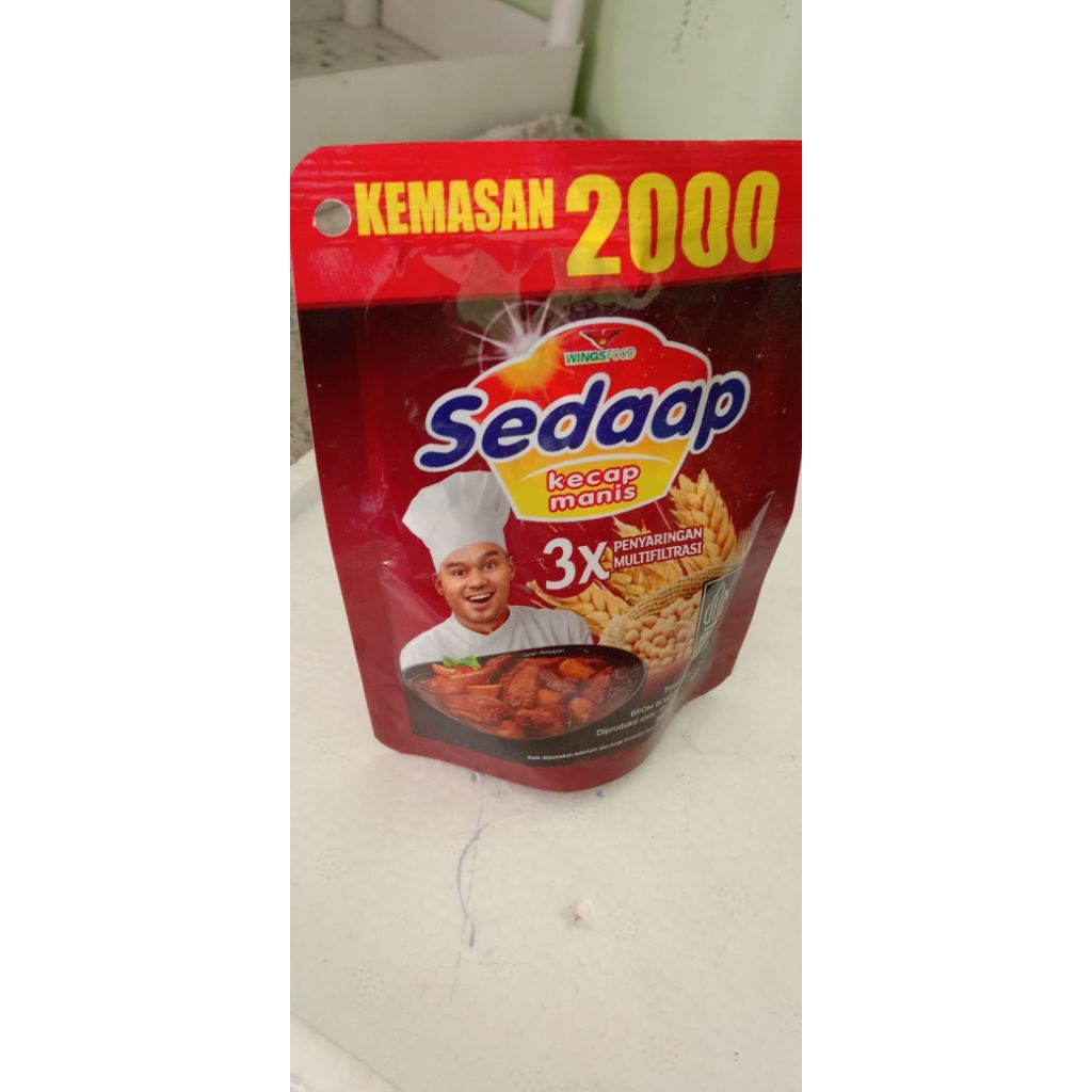 

Kecap Sedaap Kemasan 2.000 isi 77gr Harga Per 1 Pcs
