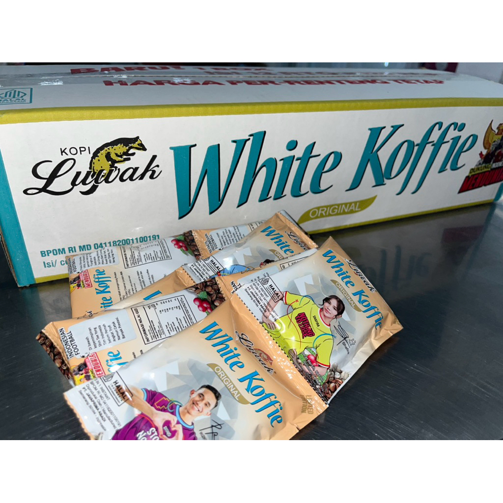 

kopi luwak white koffie per dus isi 12 renteng