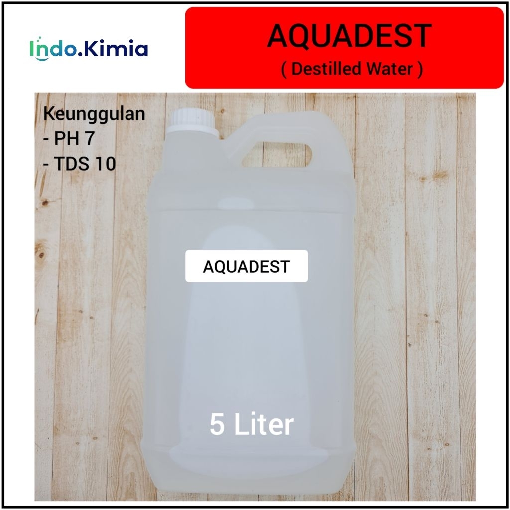 AQUADES / AQUADEST 5LITER ( AIR SULING 5LITER )