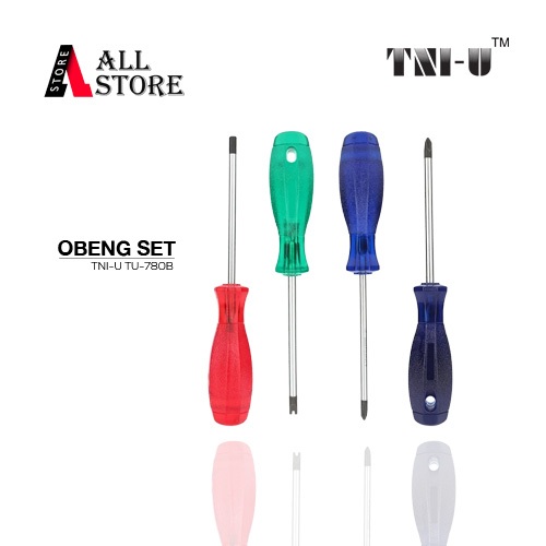 OBENG SET SHAPED SCREWDRIVER TNI-U TU-780B – PERKAKAS OBENG SET UNTUK SERVIS & BENGKEL – SET OBENG L