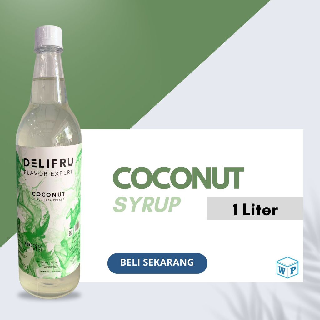 

Delifru Syrup Coconut 1 Liter - Sirup Coconut Premium