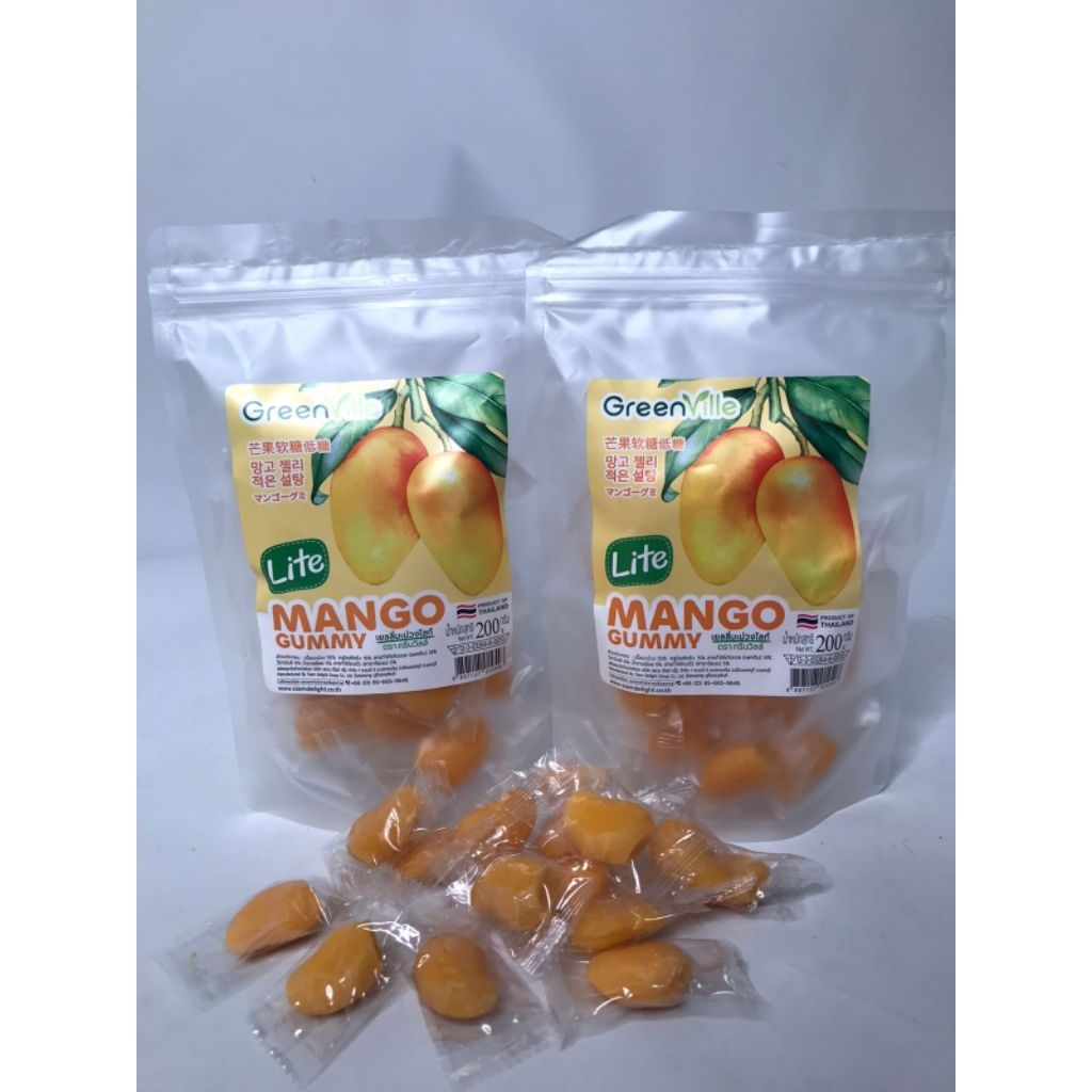 

GreenVille Mango Gummy Original Thailand 200g