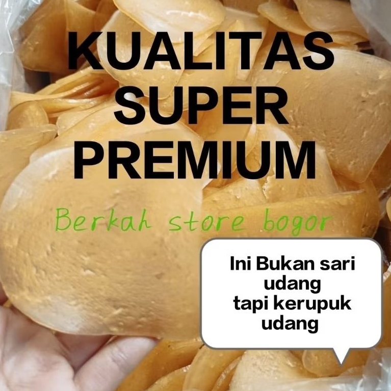 

Kerupuk Udang Mentah 500 gram / Krupuk udang asli Kualitas Super Premium Gurih dan Renyah