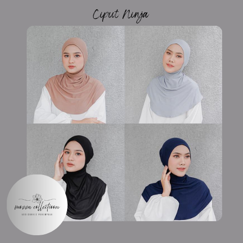 Iner Hijab Premium/ Ciput Ninja Resleting Premium Antem