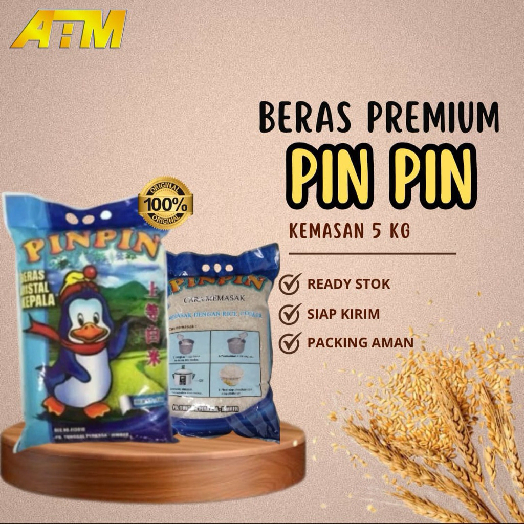 

Beras Premium! Beras Pinpin 5kg Murah!