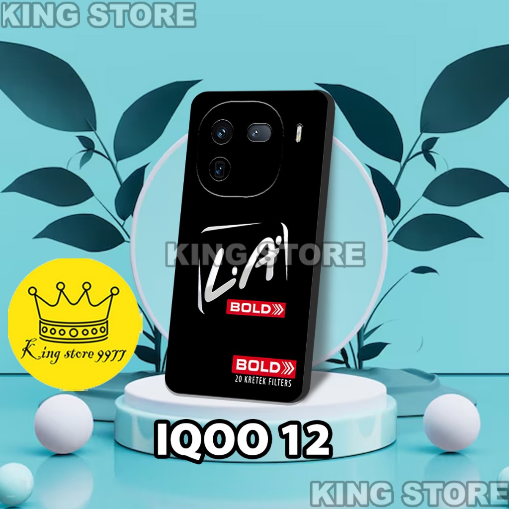 (KS20) Softcase karet untuk hp IQOO 12/Motif Cowok/casing IQOO 12/case IQOO 12 2025/silikon IQOO 12/