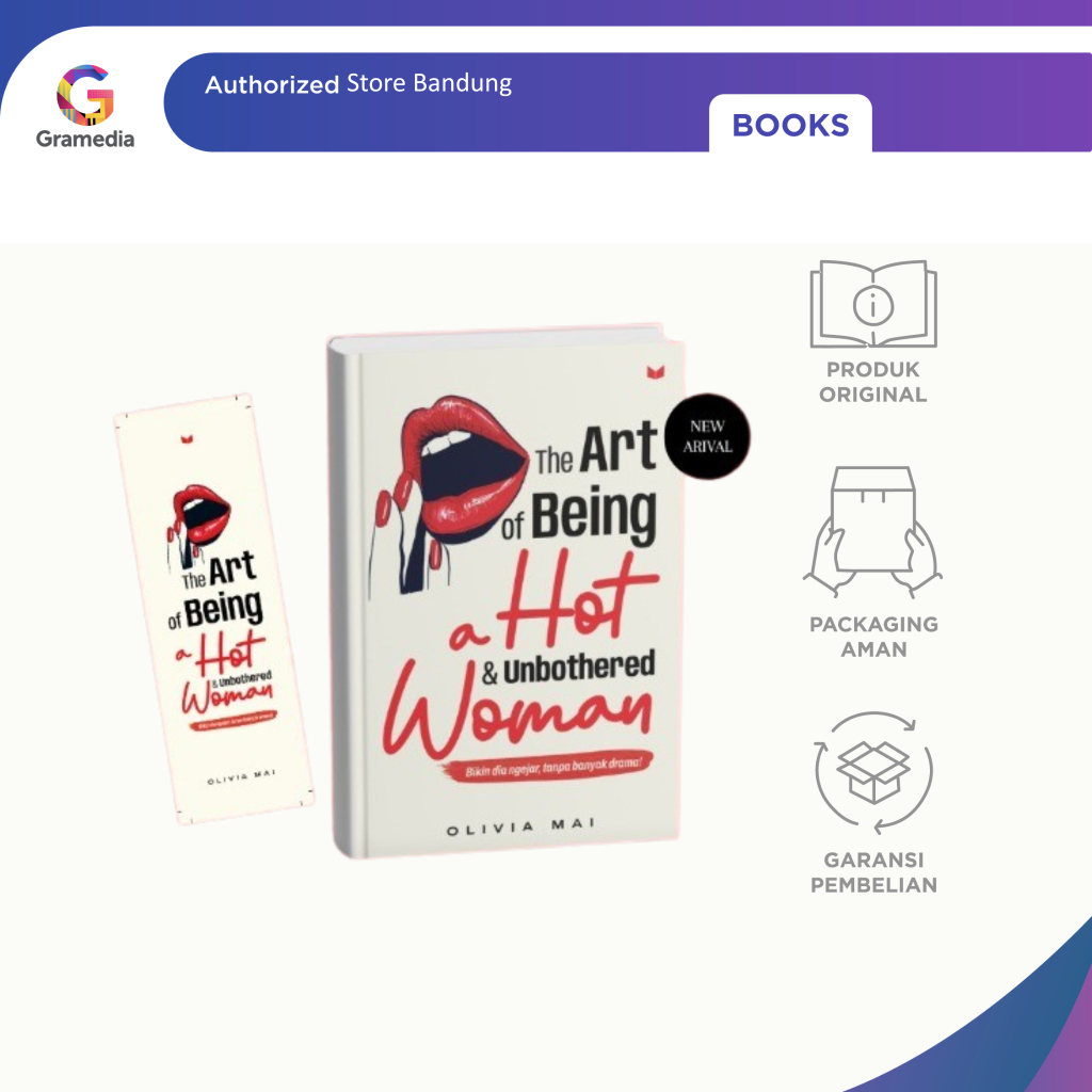 Gramedia Bandung - The Art of Being a Hot and Unbothered Woman - Olivia Mai