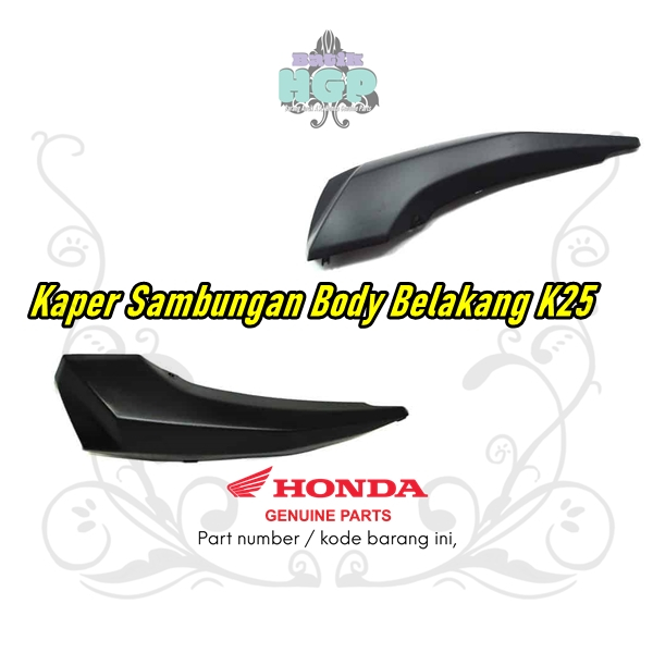 Kaper Sambungan Body Belakang Beat Fi K25 Original AHM