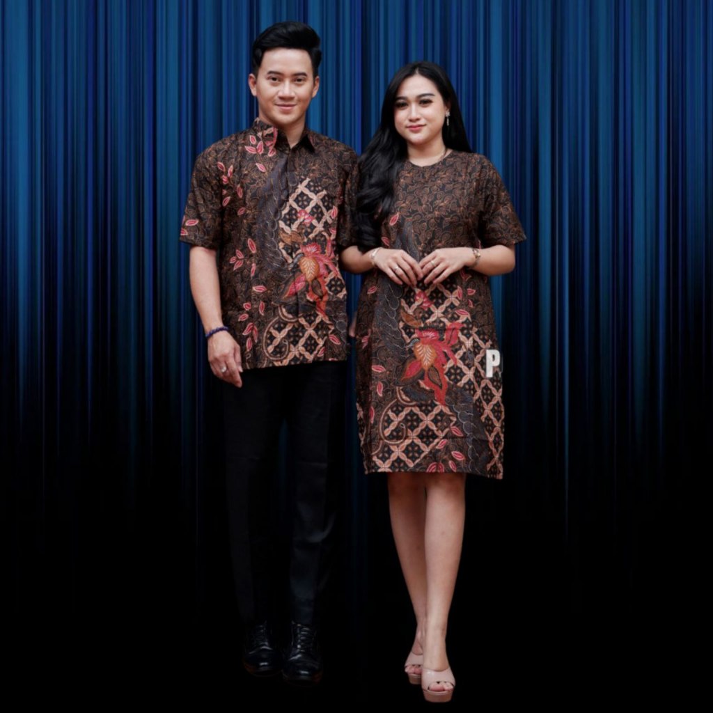 couple dress pasangan M L XL XXL JUMBO couple dress batik natal premium couple dress natal terbaruco
