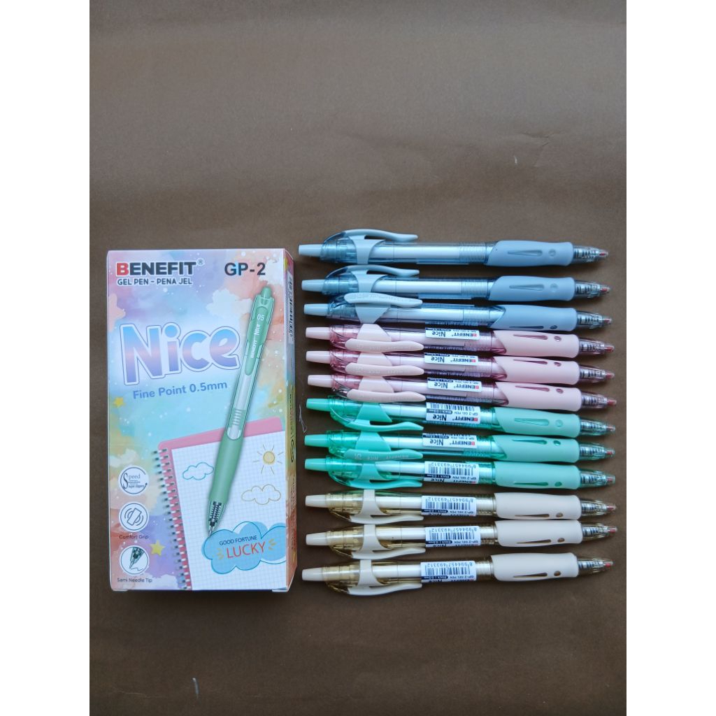 

Pulpen Nice Benefit. 1 Pak Isi 12 Pcs