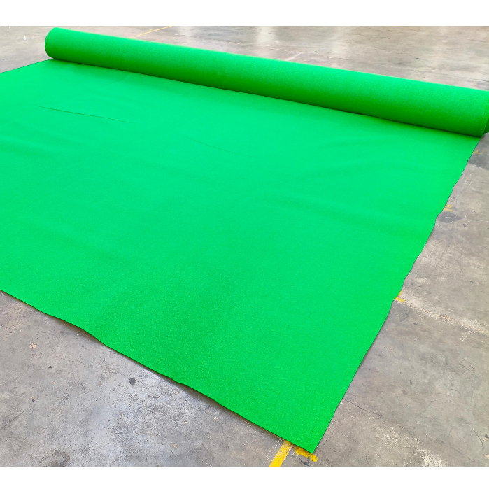 SARAYE Karpet Bludru 1m x 3m LEBAR KARPET 3 M, Karpet Brudu Murah Pameran - Light Green