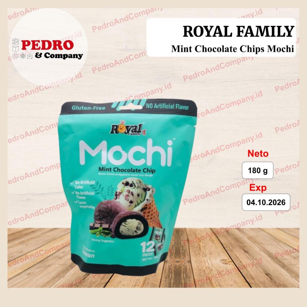 

Royal Family Mochi Mint Chocolate Chip 160 gram moci coklat mints