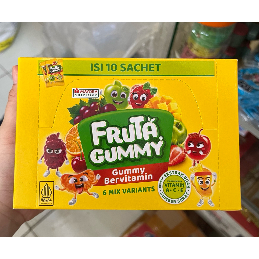 

FRUTA GUMMY 1BOX ISI 10PCS