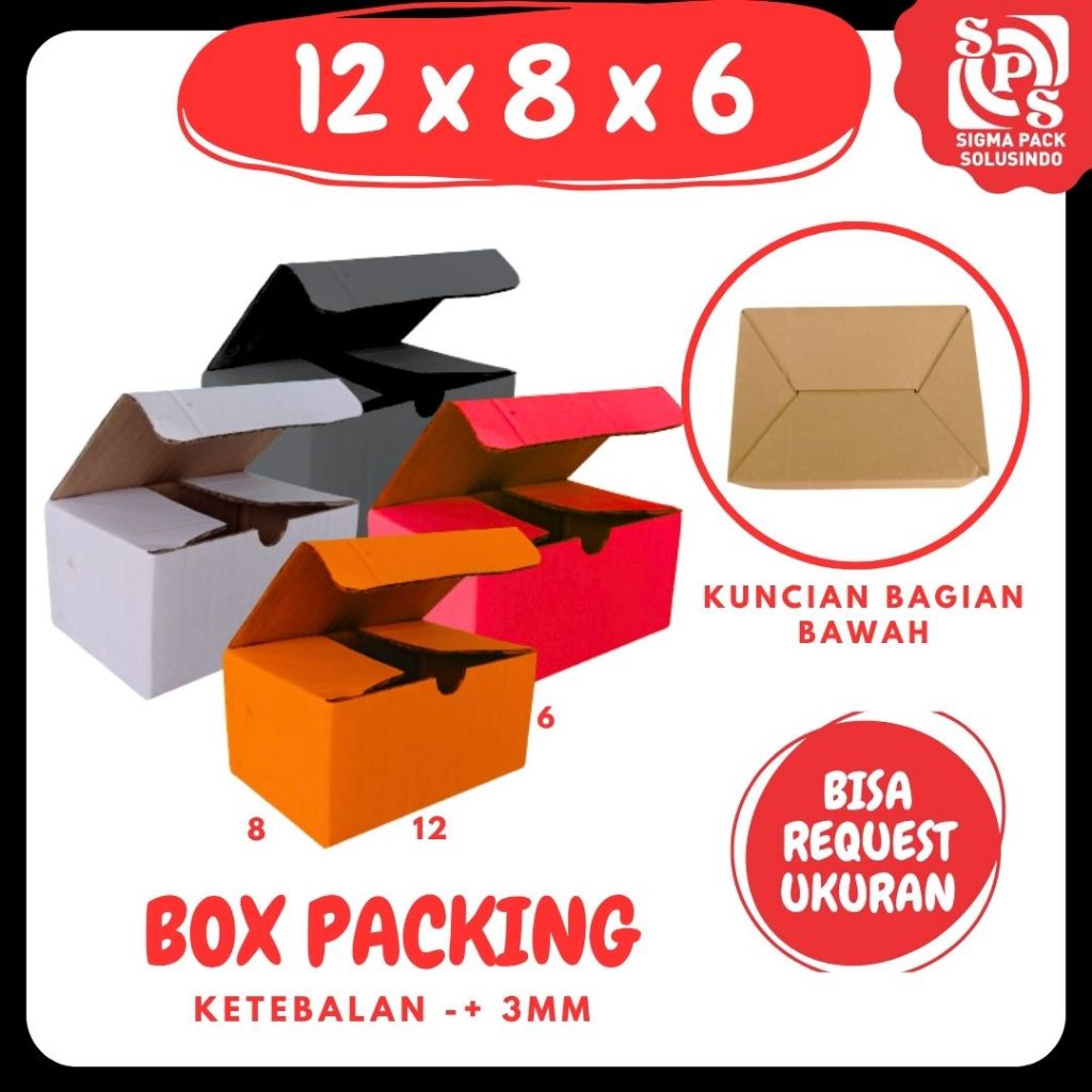 

Box 12x8x6 A0 / Kardus 12x8x6 A0 Packing Karton / Dus 12x8x6 A0 Kotak Botol Kemasan Zigma Shop