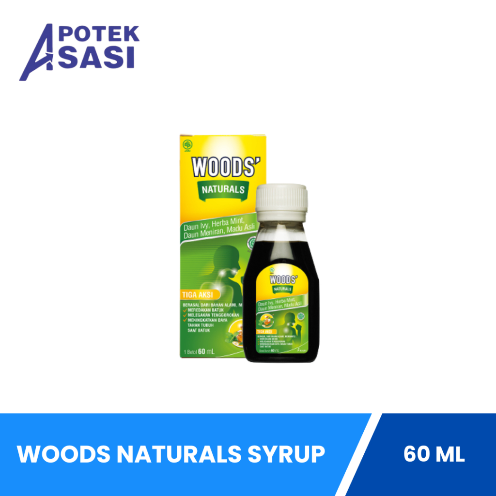 

Woods Naturals Sirup @ 60 Ml - Membantu Meredakan Batuk Berdahak