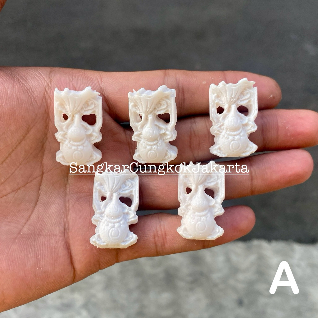 Stoper Peninggi Cepuk Ukir Sangkar Cungkok Pleci Bahan Resin