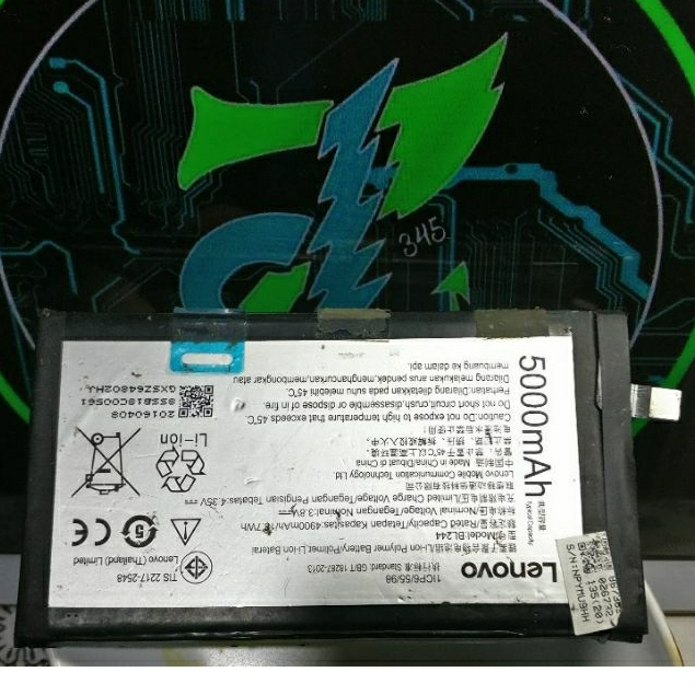 Batre Lenovoy P1 Turbo 5000Mah [ Copotan ]Tested✓