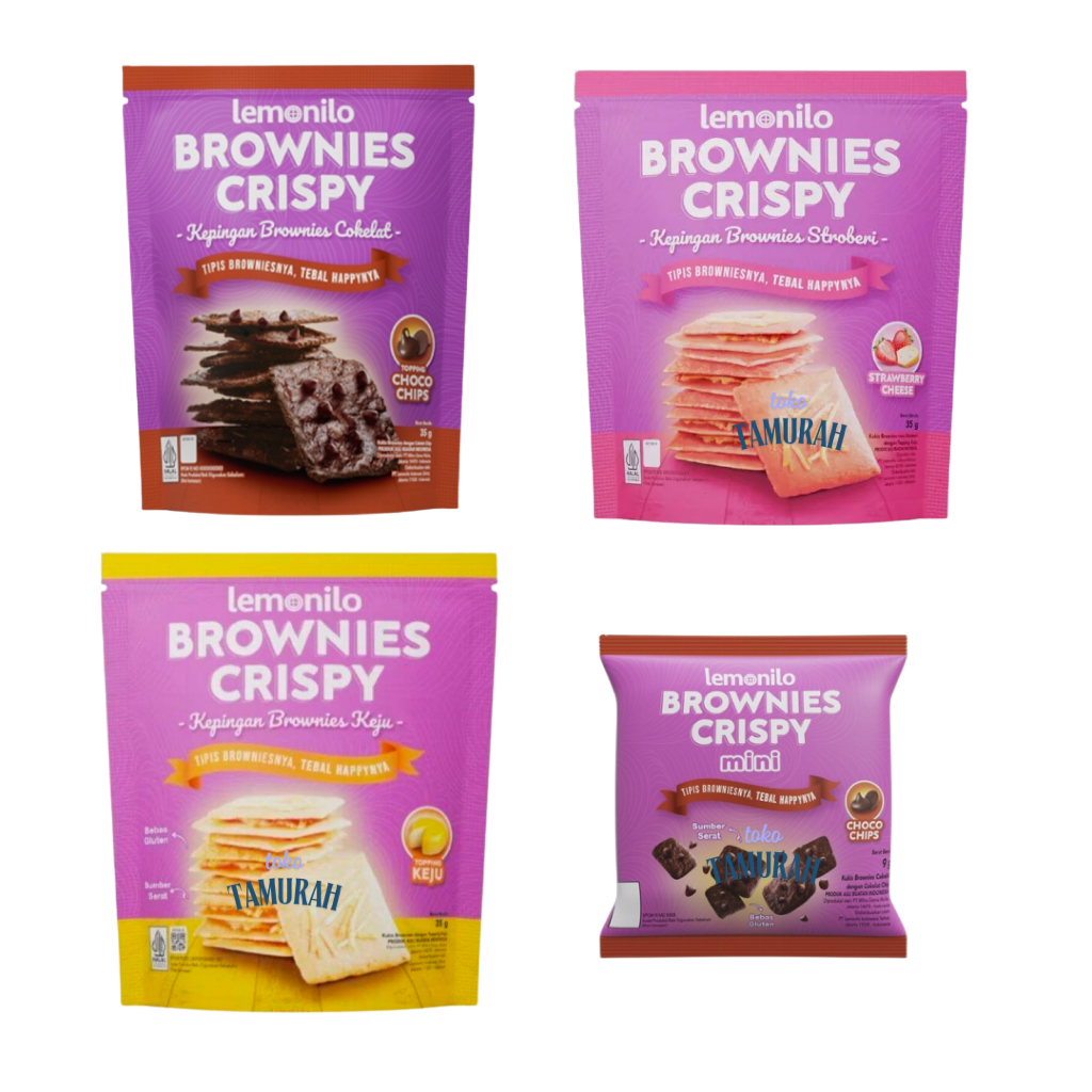 

Lemonilo Brownies Crispy Chocolate Keju Strawberry & mini
