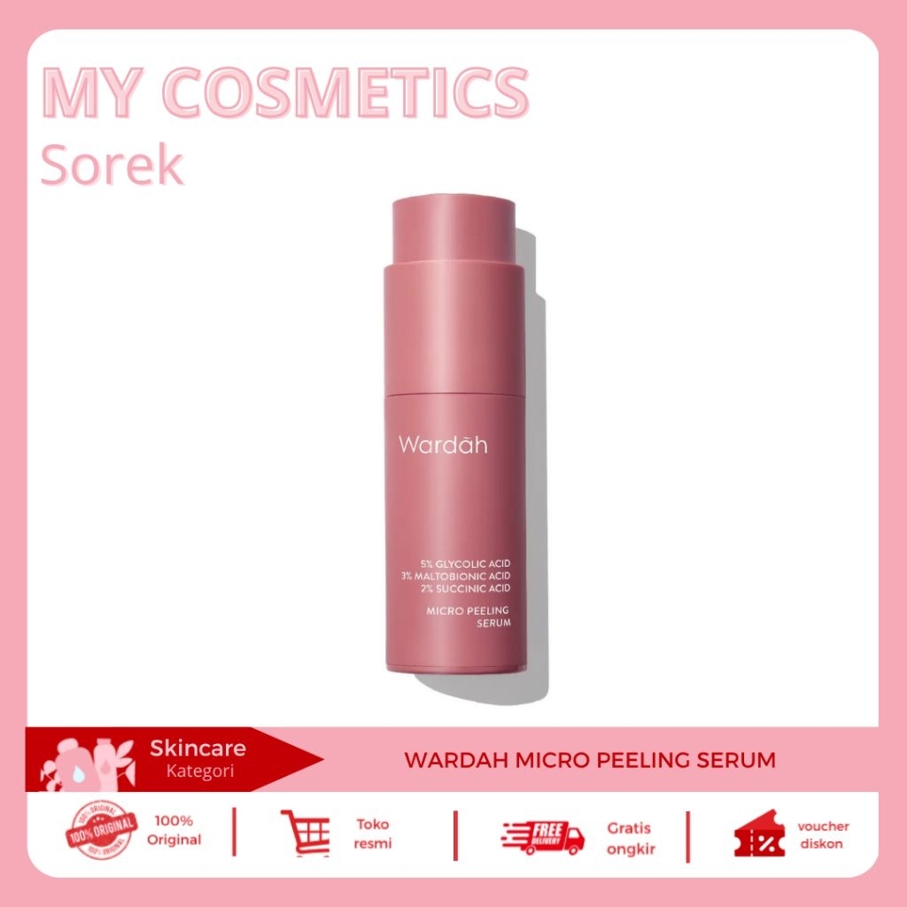 [100%ORIGINAL] WARDAH  MICRO PEELING SERUM | EXFOLIASI WAJAH |