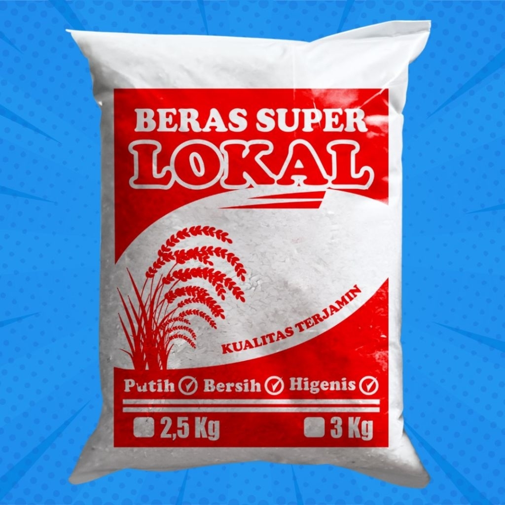 Plastik Beras 3kg Plastik Kemasan Beras 3kg(isi 50)