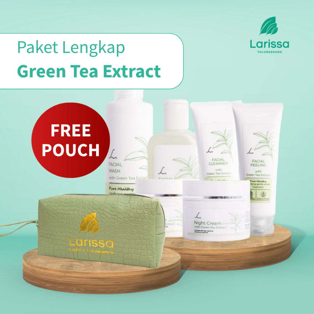 PAKET GREEN TEA EXTRACT ACNE SERIES LARISSA