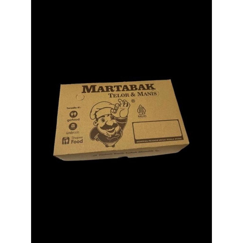 

DUS MARTABAK/BOX MARTABAK MANIS&ASIN ISI 25PC
