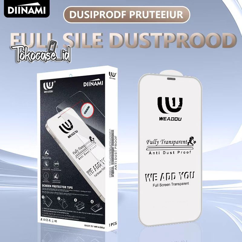 PREMIUM DIINAMI Tempered Glass anti gores ULTRASONIC FULL CLEAR ( FULL HD) Iphone 12 12pro 12 pro
