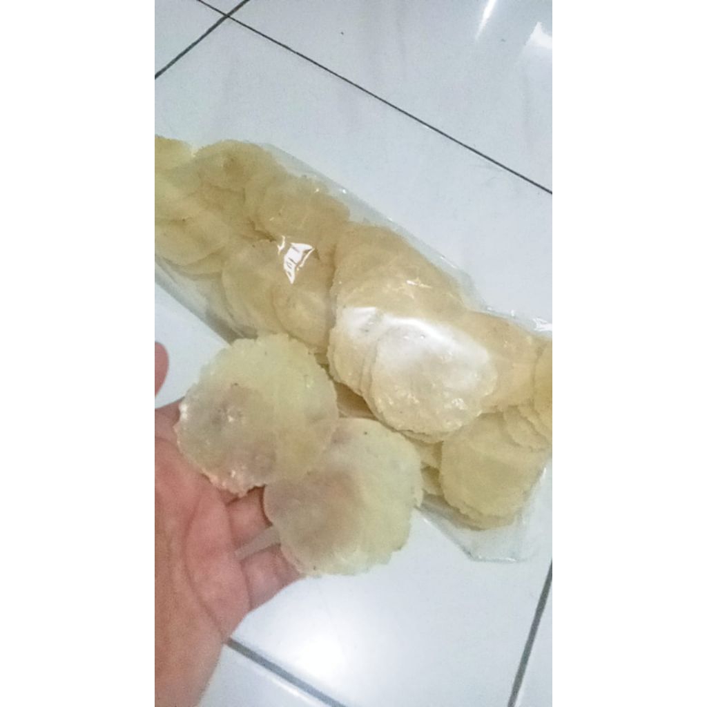 

[500GRAM] Emping Melinjo Super Asli Ambal Kebumen Kering Tipis Fresh
