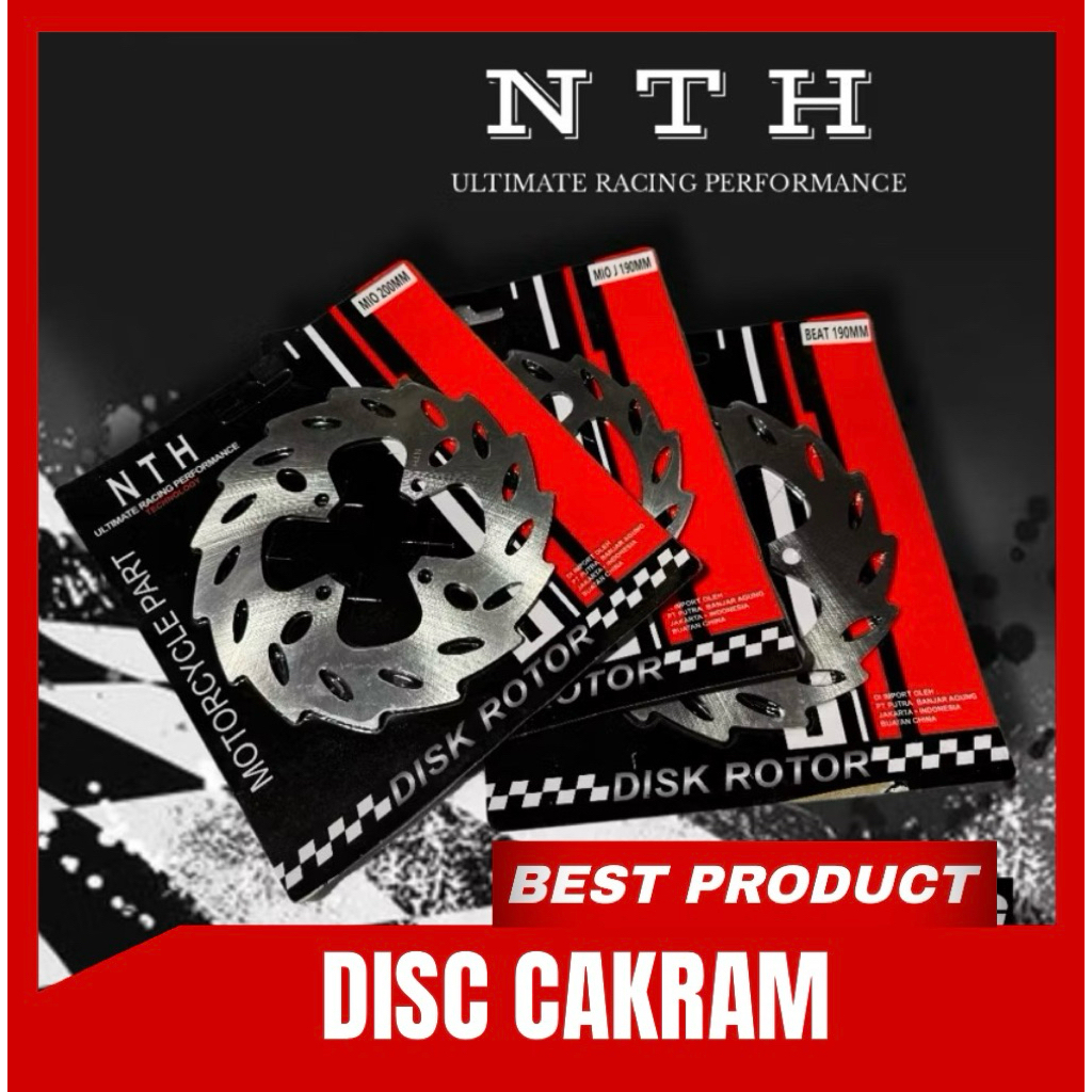PIRINGAN CAKRAM DEPAN NTH ORIGINAL Piringan Cakram Depan Mio J Mio M3 Mio Z mio sporty Beat vario