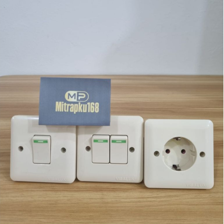 Saklar IB Visalux 1Petik 2Petik Stop Kontak Visalux