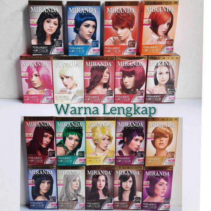 CAT RAMBUT MIRANDA MC 15 BLUE BLACK