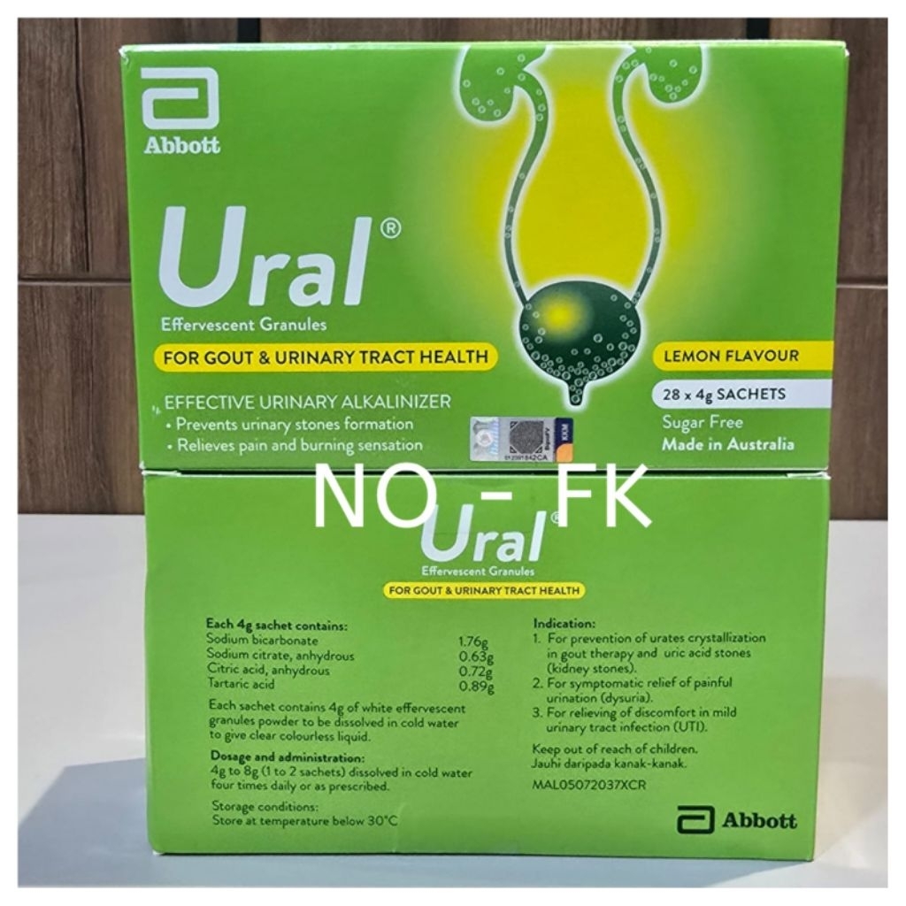 Abbott ural effervescent granules 28 sachet
