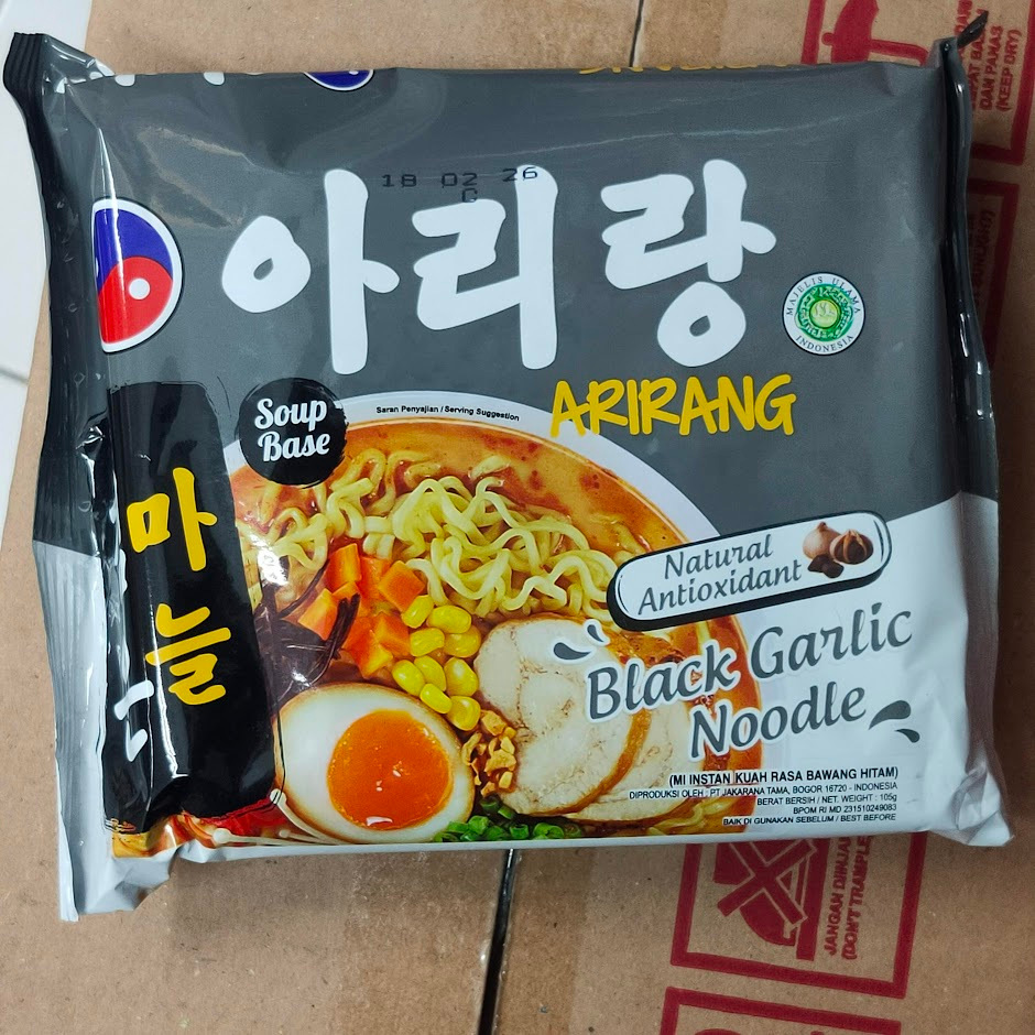 

Arirang Noodle Black Garlic 105gr