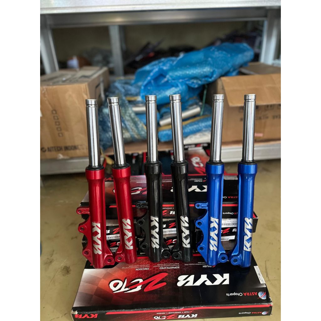 Shock shockbreaker skok depan KYB ori buat all bebek fiz r supra jupiter c70 all matic termurah