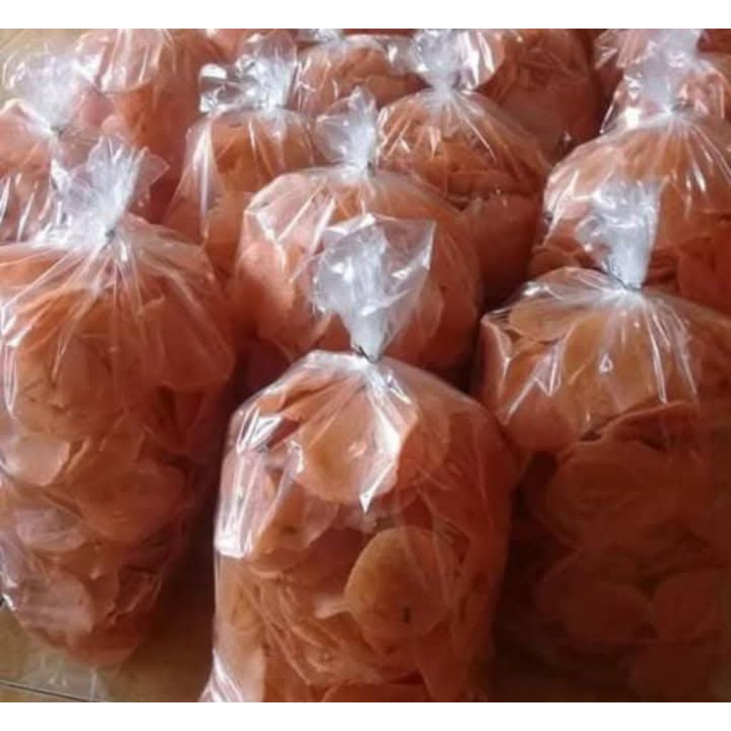 

OPAK TELO/KRUPUK SINGKONG PEDAS KEMASAN 500G