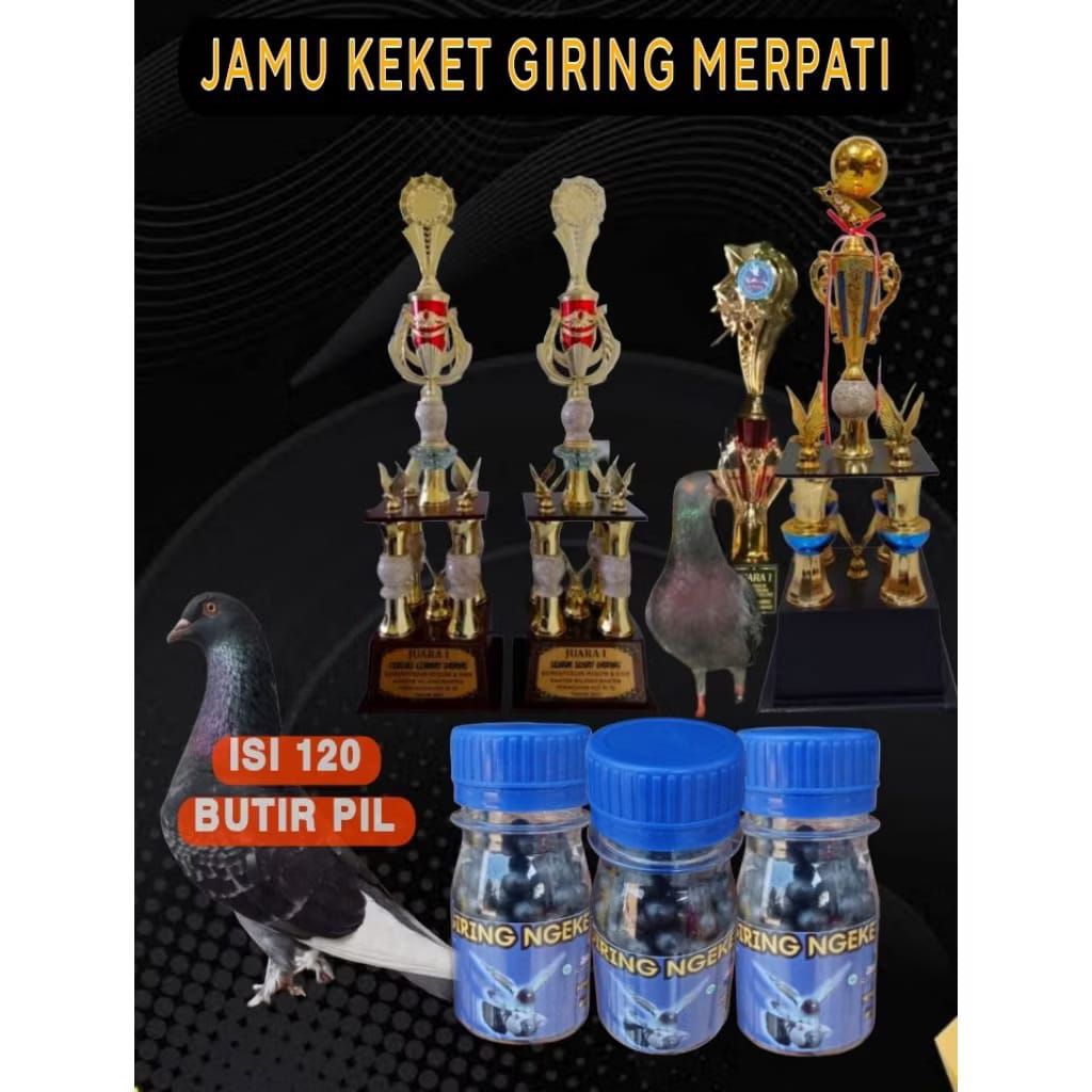 PROMO  JAMU MERPATI GIRING NGEKET KERAS Mempercepat giring keras SARANG WALET KELENCENG hff Dsm Tete