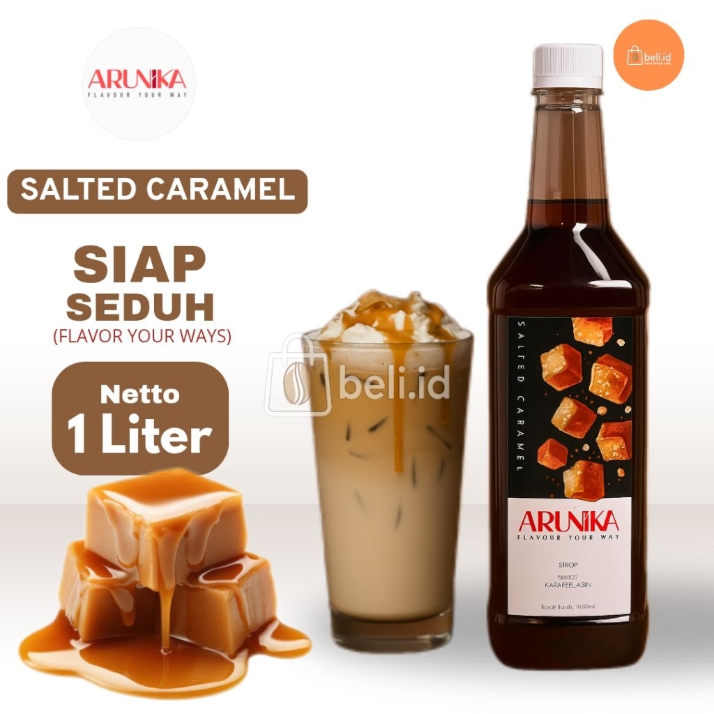 

Sirup Arunika Premium Salted Caramel Botol 1 Liter/Sirup Karamel