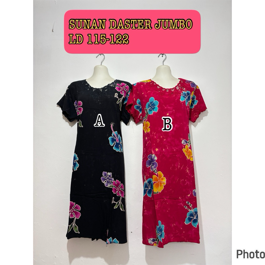 Batiqu777 SUNAN DASTER Bordir Jumbo / BAJU TIDUR SUNAN /