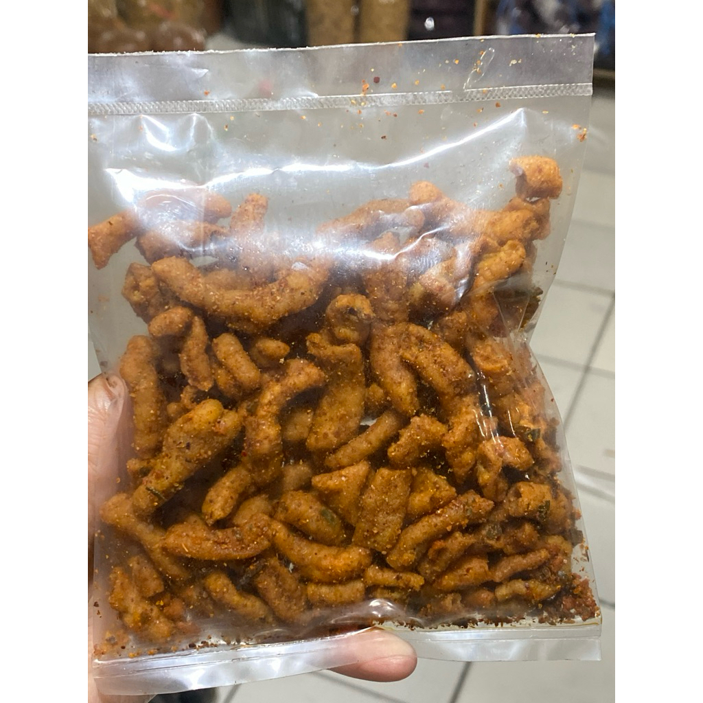 

KERIPIK USUS EXTRA PEDAS SERBA 7000