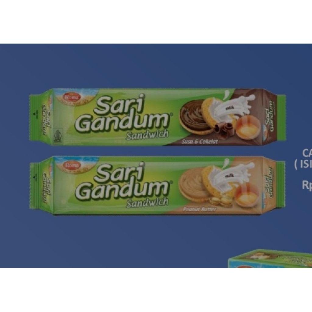 

sari gandum selai coklat dan kacang panjang
