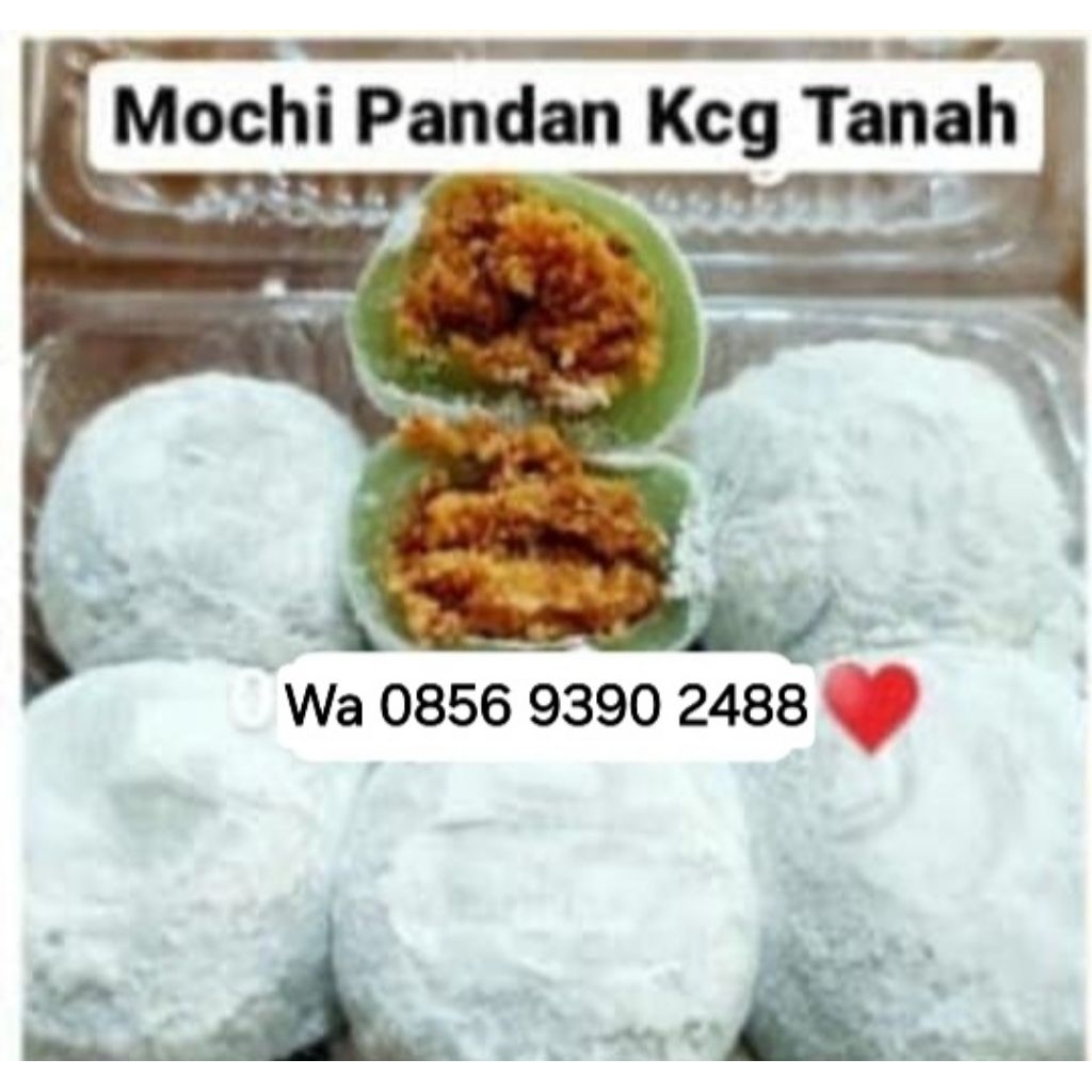 

Mochi Pandan isi kacang tanah isi 6