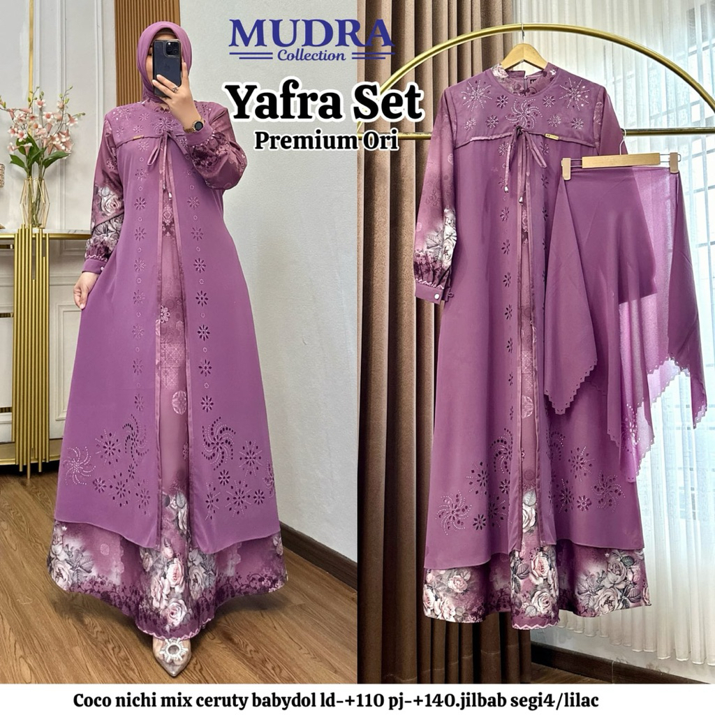 Yafra set hijab by Mudra