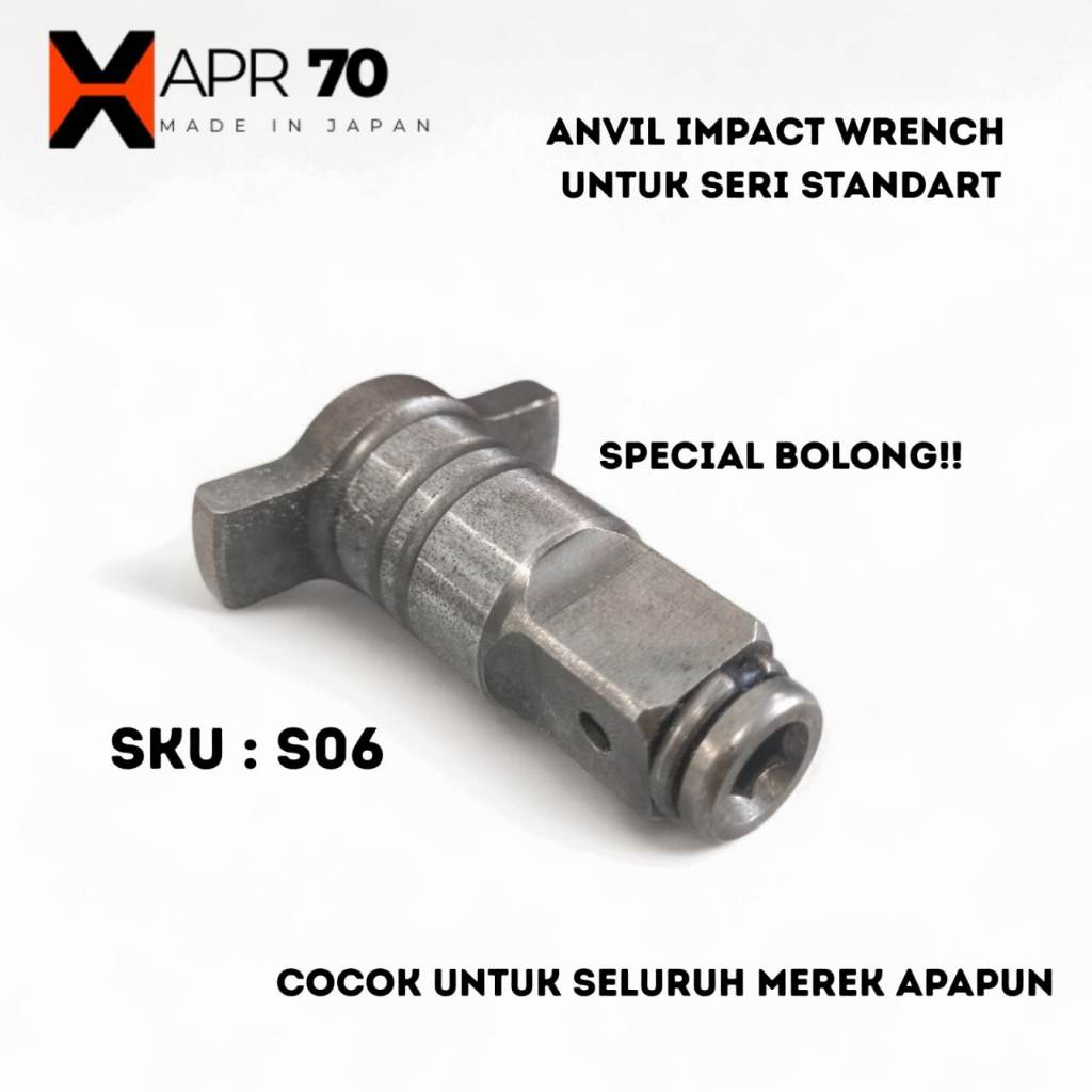 APR JAPAN S06 ANVIL impact jumbo 12inch Kepala impct Universal 300nm - 1000nm Bahan Baja