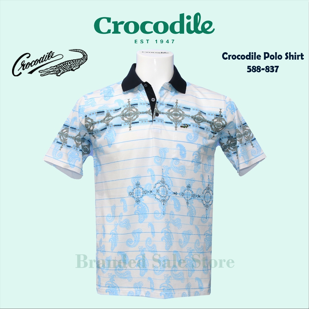 Baju Kaos Kerah Pria - Men Polo Shirt Original CROCODILE 588-837-14