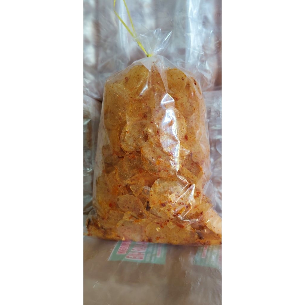 

kripik kaca extra pedas gurih kemasan 500gram