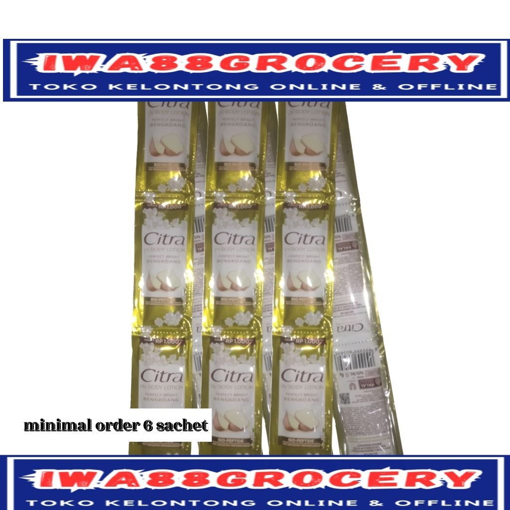 citra hand&body lotion kemasan  sachet