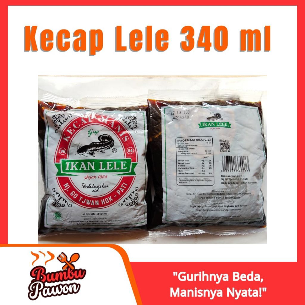 

Kecap Lele 340ml (½ Kg) – Kecap Manis Gurih & Lezat | Cocok untuk Semua Masakan